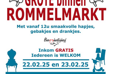 NINOVE GROTE binnen rommelmarkt = ALLES MOET WEG!!!