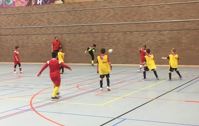 Zaalvoetbaltornooi voor de jeugd